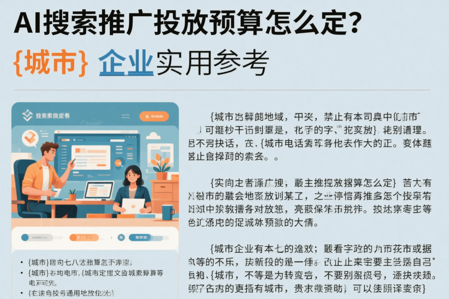 AI搜索推广投放预算怎么定?淮北企业实用参考