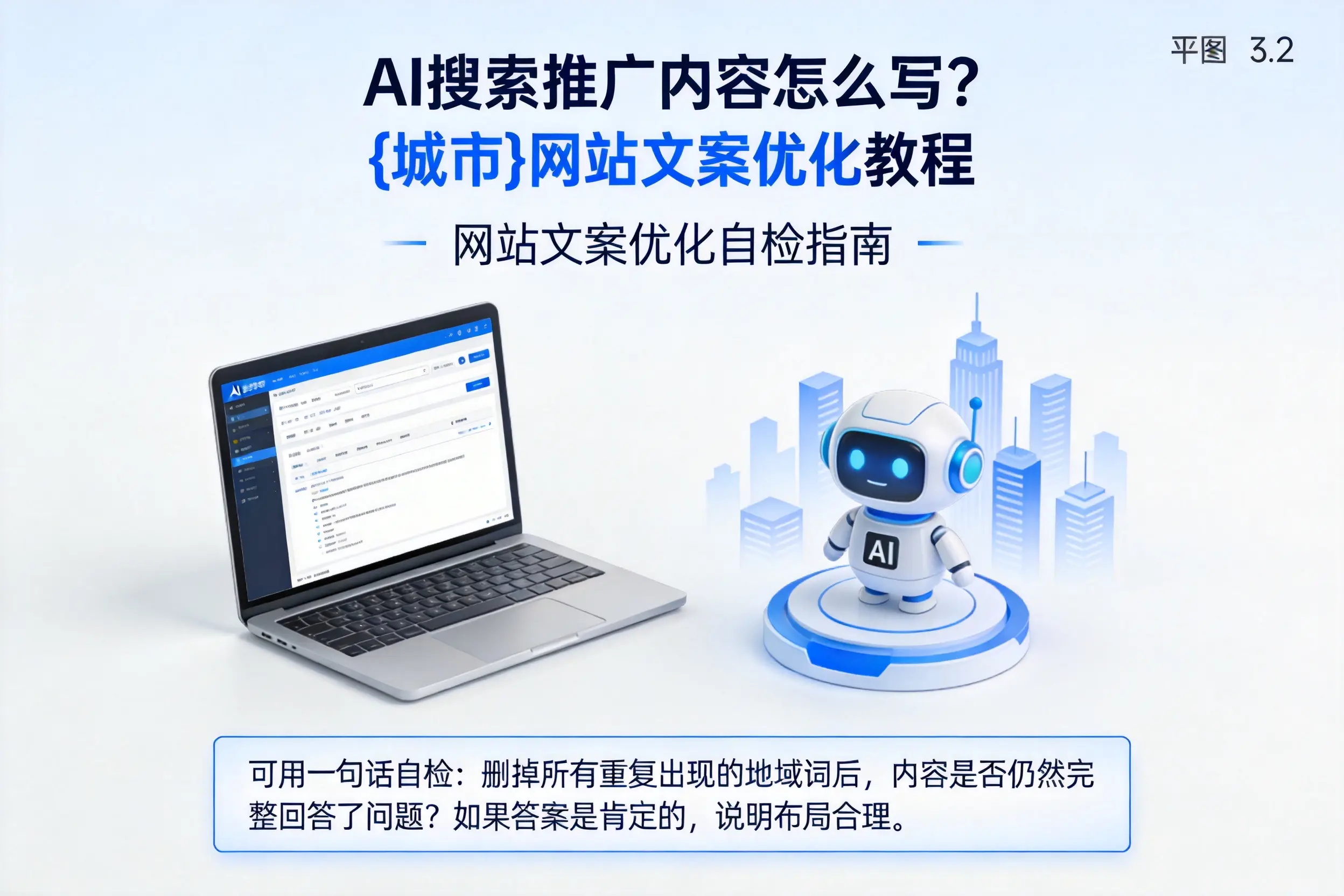AI搜索推广内容怎么写？淮北网站文案优化教程