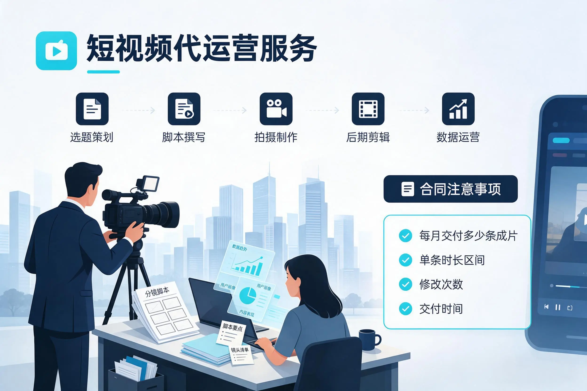 短视频代运营包含哪些服务？淮北企业常见问题科普