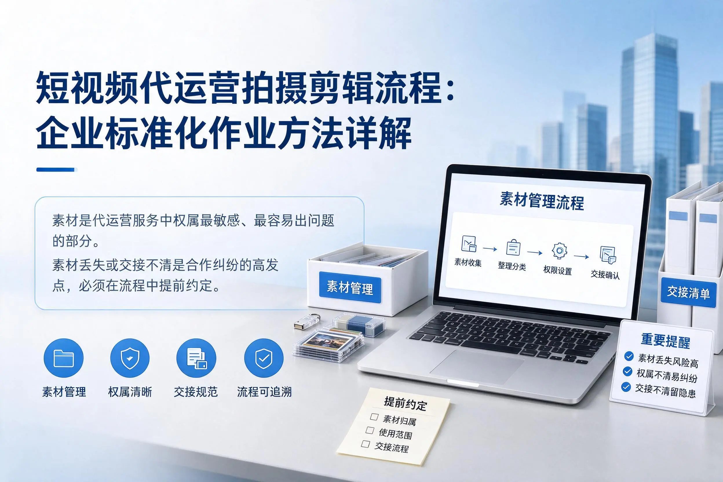 短视频代运营拍摄剪辑流程：淮北企业标准化作业方法详解