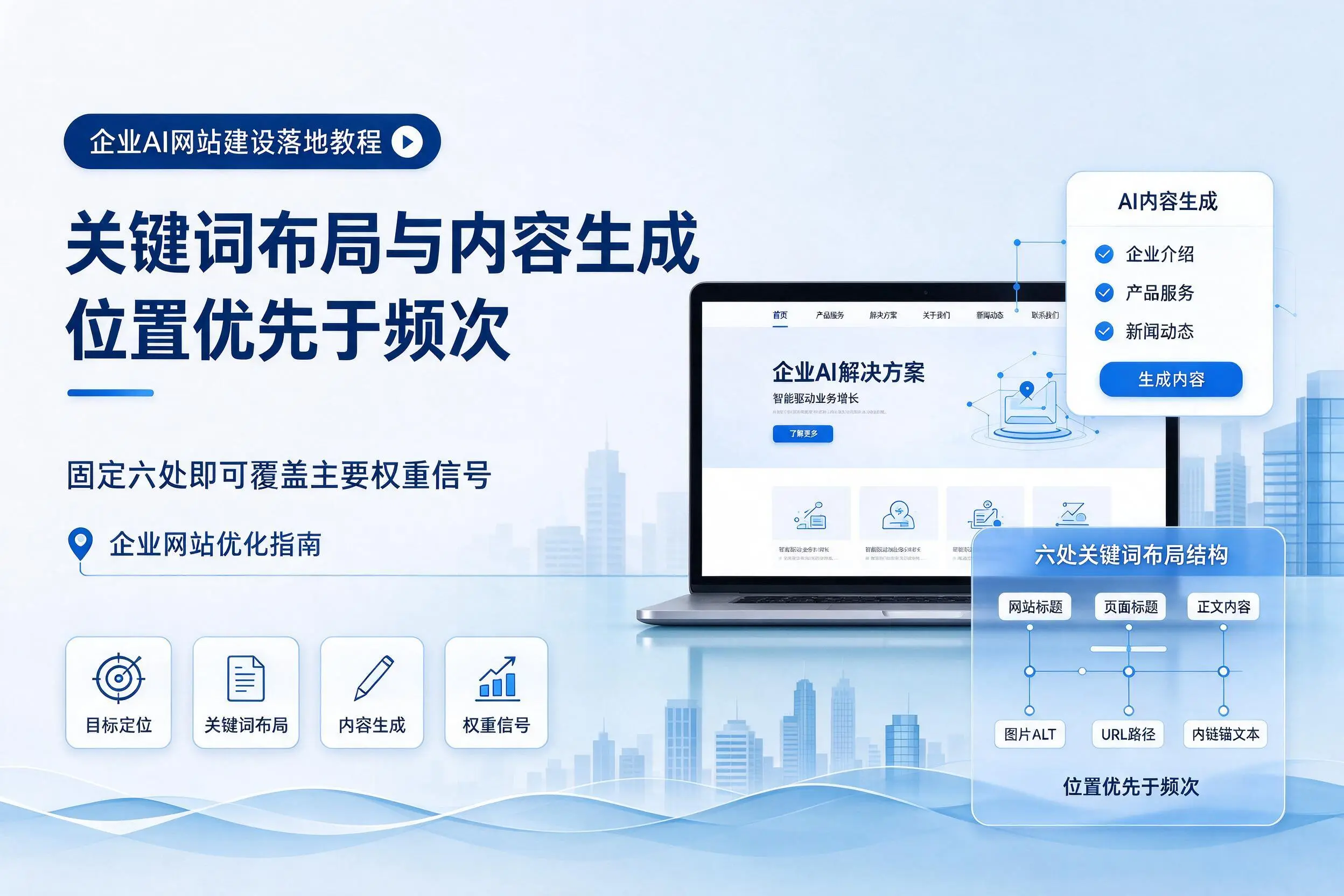 淮北企业AI网站建设落地教程：关键词布局与内容生成